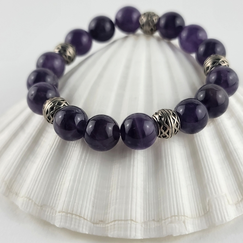 Amethyst bracelet